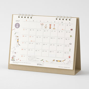 Midori | Calendario de Sobremesa 2027 M Cat