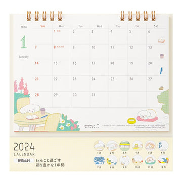 Midori | Calendario de Sobremesa 2024 M Dog