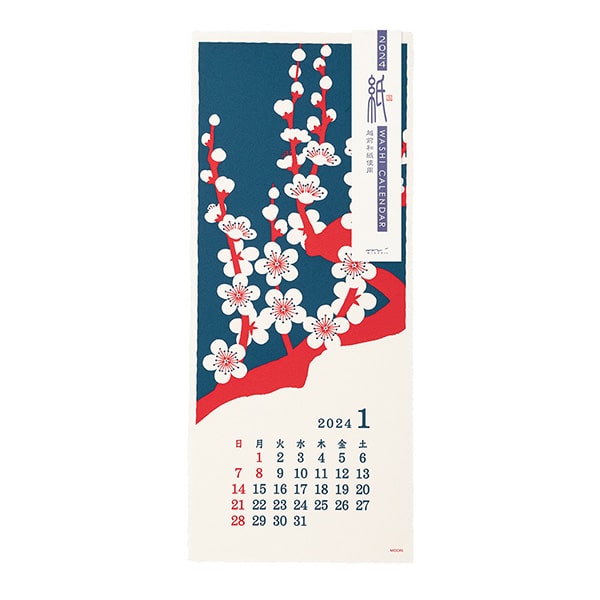 Midori | Calendario de Pared Echizen L Flowers 2024