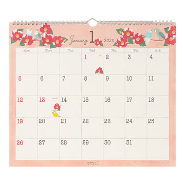 Midori | Calendario De Pared L 2025 Bird