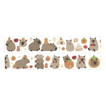 Card Lover | Capybara Land Washi Tape Orange