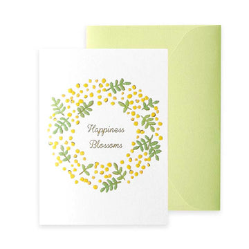 RyuRyu | Tarjeta de Felicitación Embroidery Mimosa