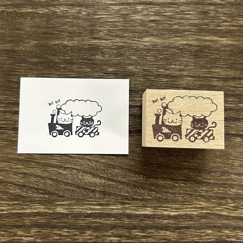 Arte CO | Sello Gogo Locomotive Cats