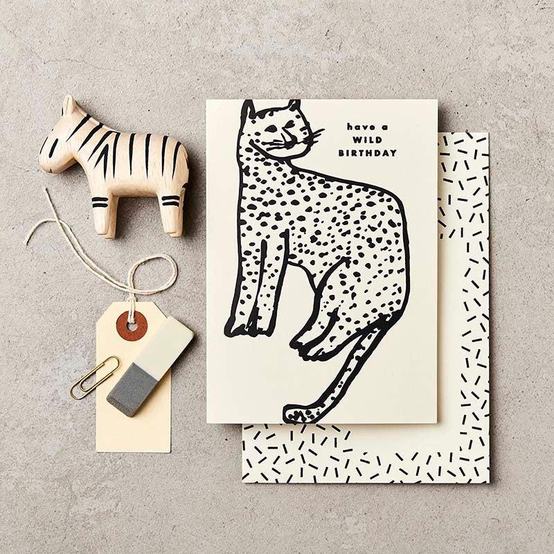 Katie Leamon | Tarjeta de Felicitación Cheetah Wild