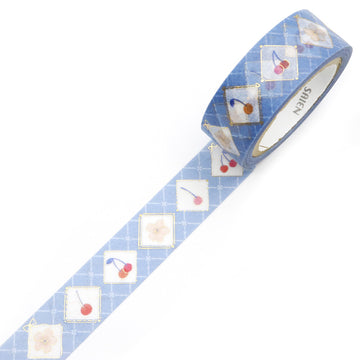 Saien | Foil Cherry Washi Tape