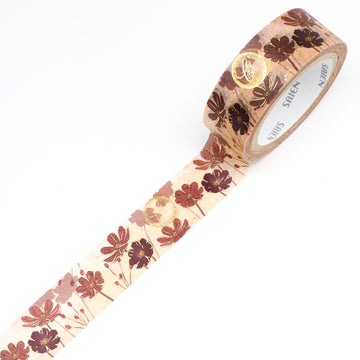 Saien | Chocolate Cosmos Washi Tape