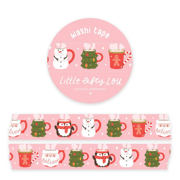 Little Lefty Lou | Christmas Drinks Washi Tape