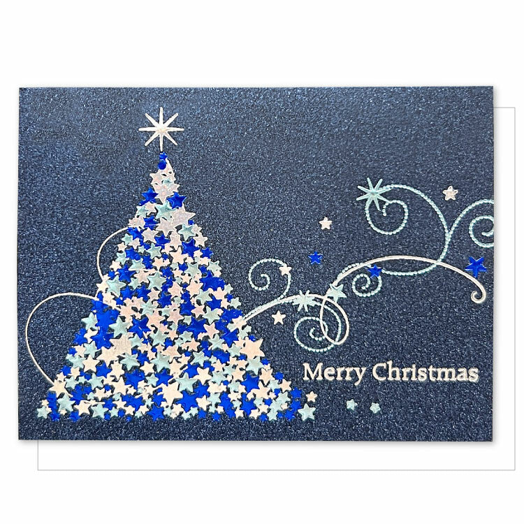 Active | Tarjeta de Felicitación Mini Christmas Blue Tree