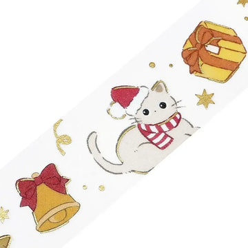 BGM | Foil Christmas Limited Washi Tape Christmas Cats