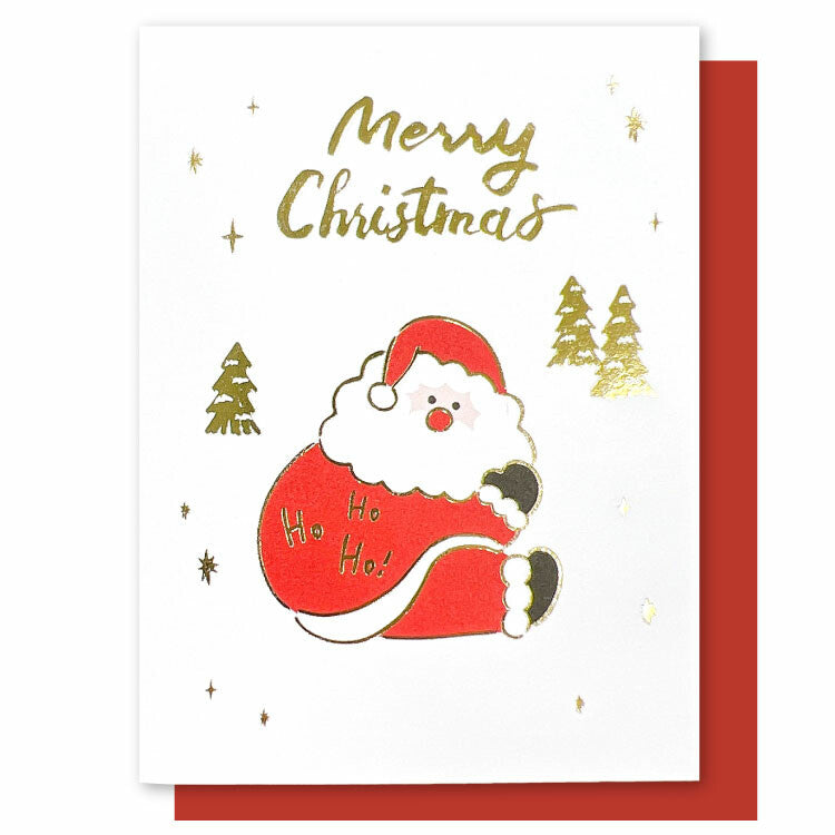 Active | Mini Christmas Greeting Card Santa Claus