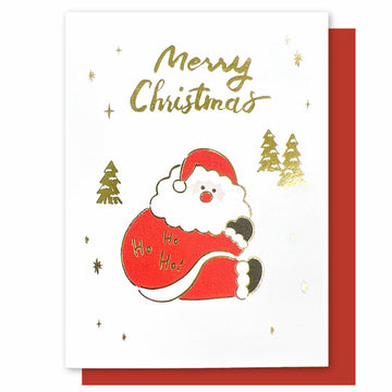 Active | Mini Christmas Greeting Card Santa Claus