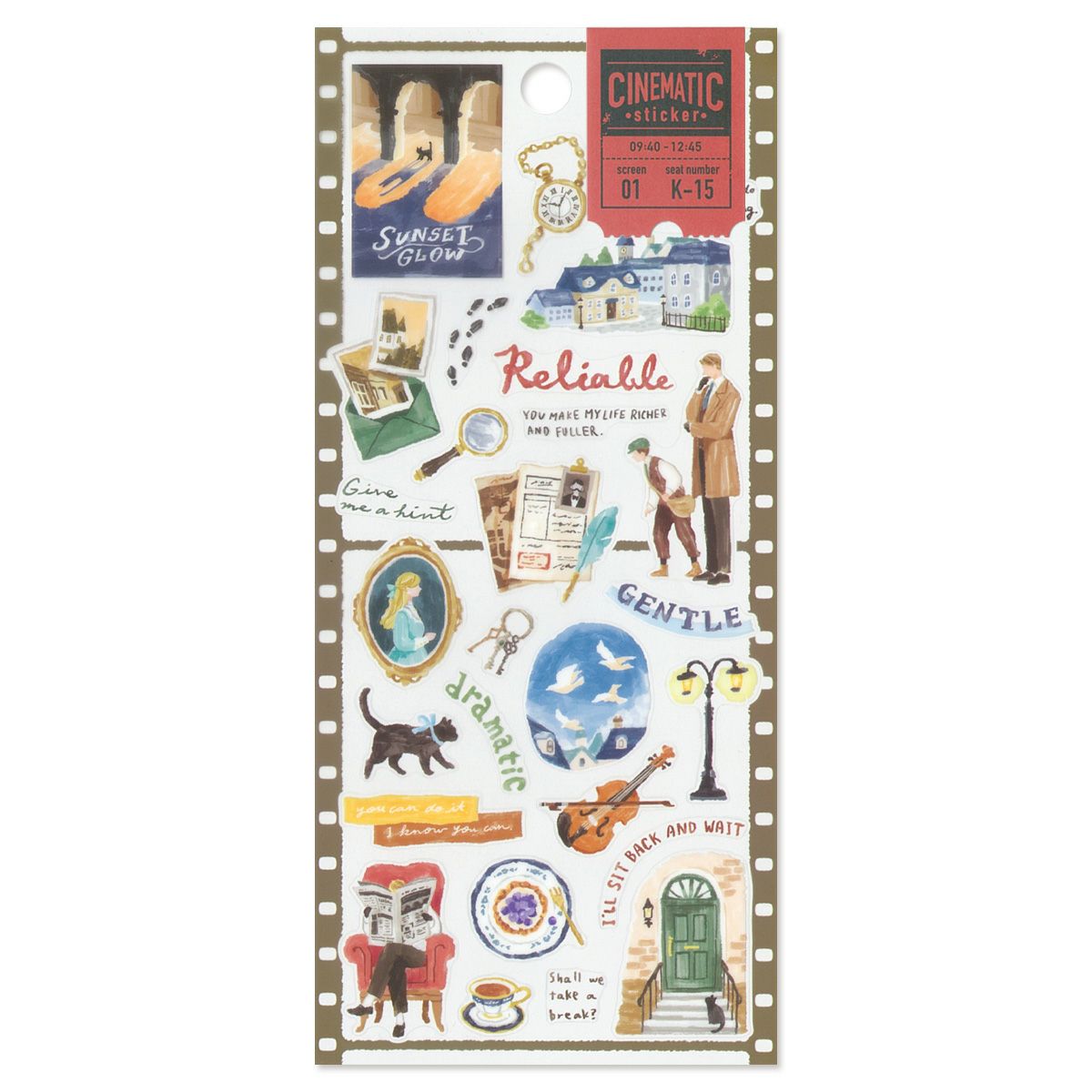 Mind Wave | Pegatinas Cinematic Mystery