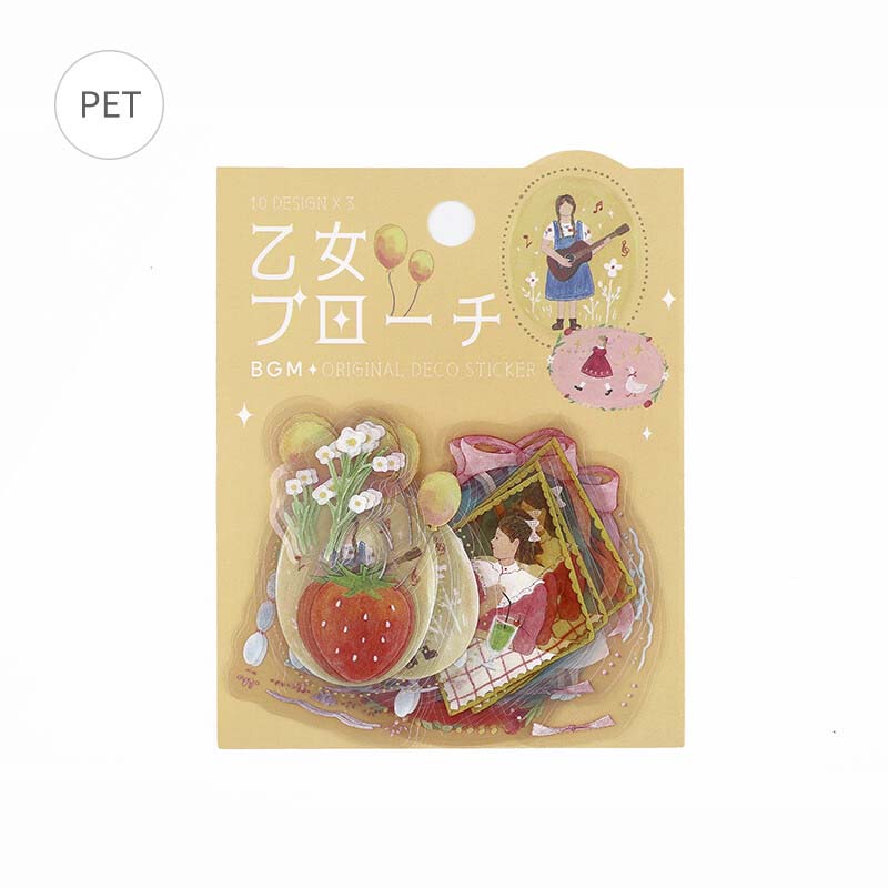 BGM | Pegatinas Maiden Brooch Girl