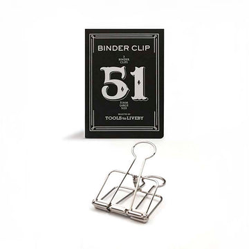 Tools To Liveby | Binder Clips Plateado (51mm)