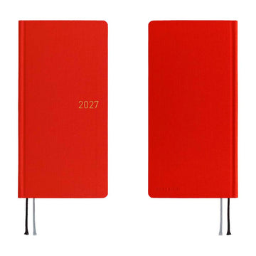 Hobonichi | Agenda Hobonichi Weeks Colors: Poppy Red 2027
