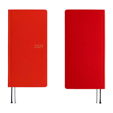 Hobonichi | Agenda Hobonichi Weeks MEGA Colors: Poppy Red 2027