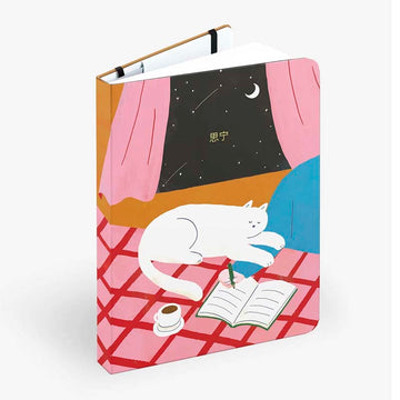 Mossery | Cuaderno Threadbound A5 Comfort Cat (Liso)