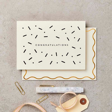 Katie Leamon | Tarjeta de Felicitación Congratulations Confetti