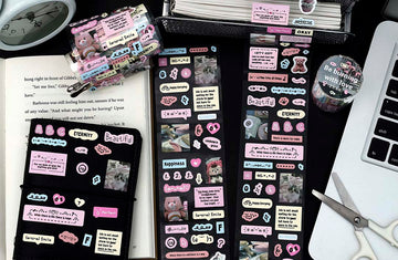 Infeel.me | Pegatinas en Rollo Cosmic Radio Be Burning With Love