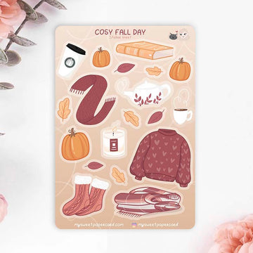 My Sweet Paper Card | Pegatinas Cosy Fall Day