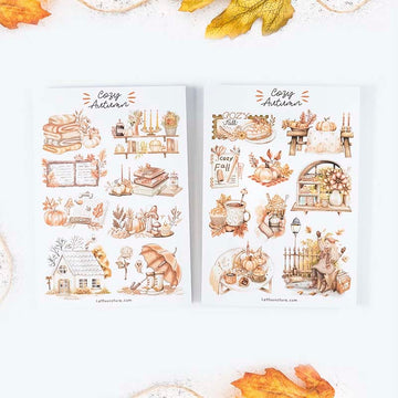 LETTOOn | Set de Pegatinas Cozy Autumn