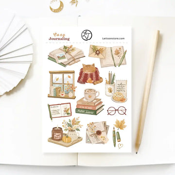 LETTOOn | Pegatinas Cozy Journaling