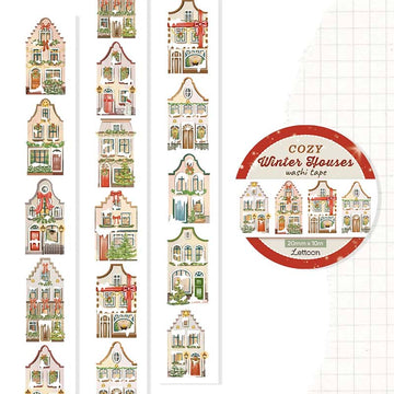 LETTOOn | Cozy Winter Houses Washi Tape