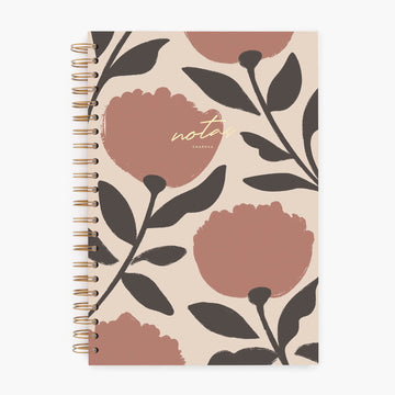 Charuca | Cuaderno A4 Vintage Flowers (Puntos)