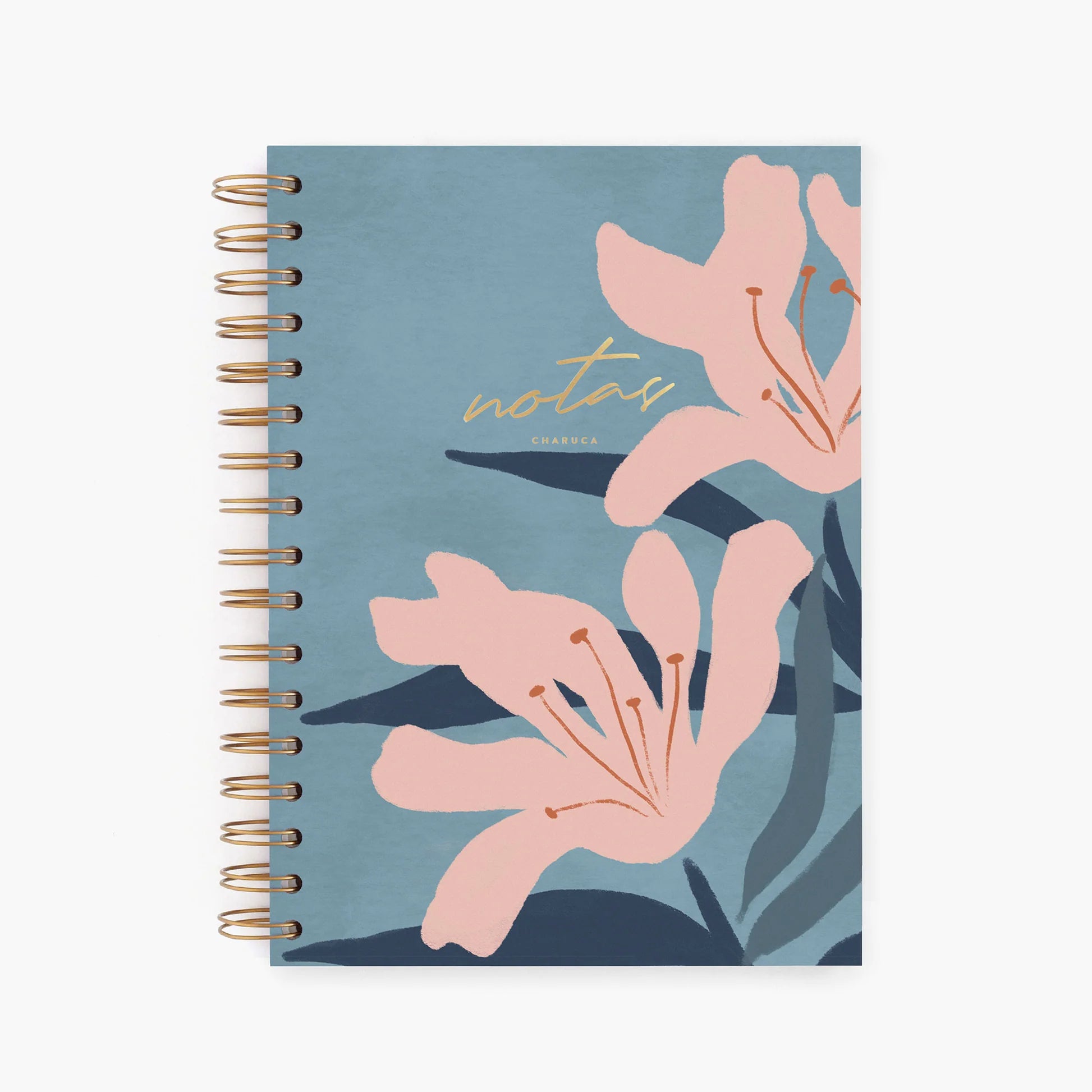 Charuca | Cuaderno A5 Blue Bloom (Puntos)