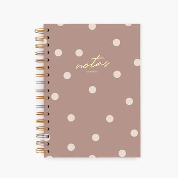 Charuca | Cuaderno A5 Mocca (Puntos)