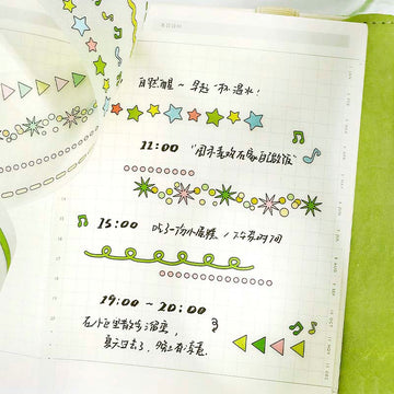 Card Lover | Pegatinas en Rollo Deco Line Green Light