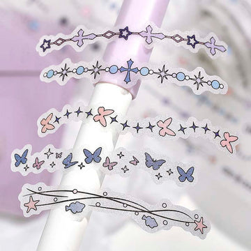 Card Lover | Pegatinas en Rollo Deco Line Purple Chain