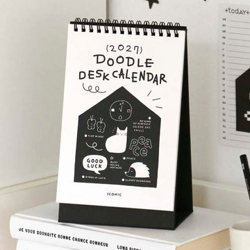 Iconic | Calendario de Sobremesa Doodle 2027