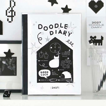 Iconic | Agenda Doodle 2027 White (Semanal)