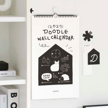 Iconic | Calendario de Pared Doodle 2027