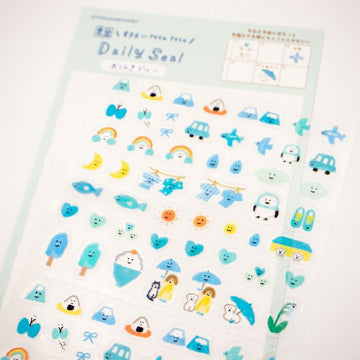 Furukawashiko | Pegatinas Daily Seal Weather Blue