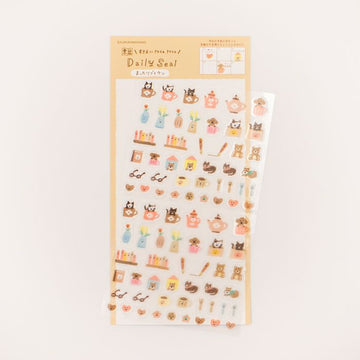 Furukawashiko | Pegatinas Daily Seal Mellow Brown