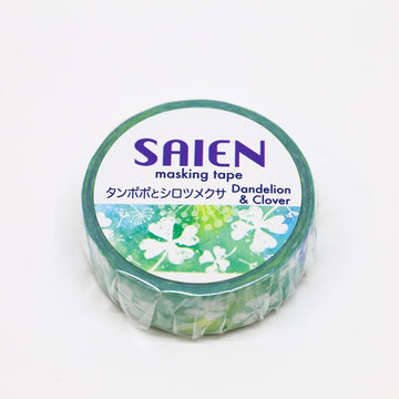 Saien | Dandelion & Clover Washi Tape