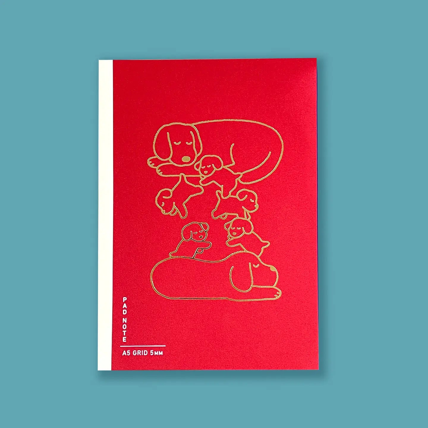 Sikigu | Cuaderno Bloc Dejima A5 Peko Asano Red (Cuadros)