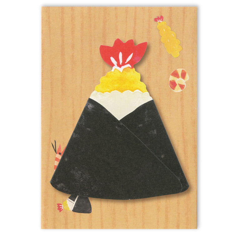 Active | Kobayashi Kinoko Onigiri Greeting Card