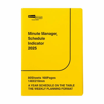 Hightide | Agenda Minute Manager A5 LEFT 2025 Yellow (Semanal)