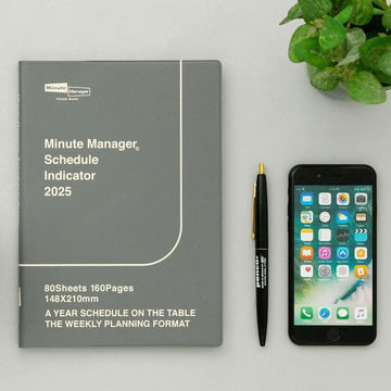 Hightide | Agenda Minute Manager A5 LEFT 2025 Green (Semanal)