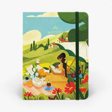 Mossery | Cuaderno Threadbound A5 Diary Picnic (Liso)