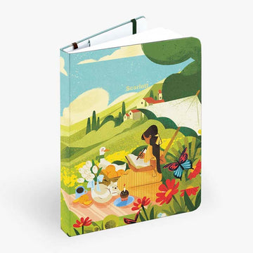 Mossery | Cuaderno Threadbound A5 Diary Picnic (Liso)