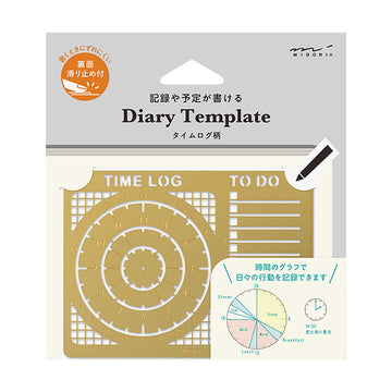 Midori | Plantilla Diary Template Time Log
