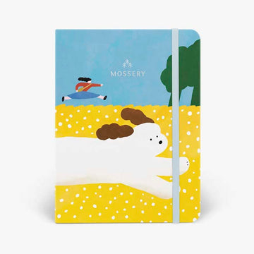 Mossery | Cuaderno Threadbound A5 Dog Chase (Puntos)