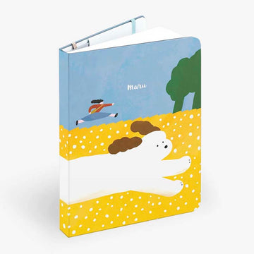 Mossery | Cuaderno Threadbound A5 Dog Chase (Puntos)