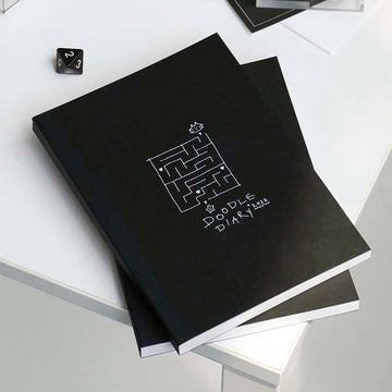 Iconic | Agenda Doodle 2026 Black (Semanal)