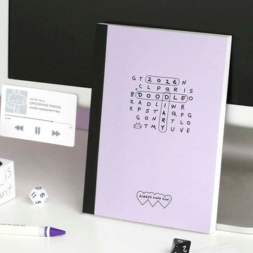 Iconic | Agenda Doodle 2026 Lilac (Semanal)