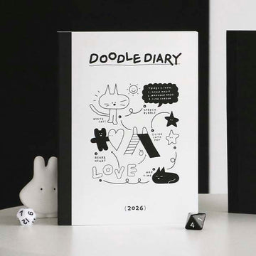 Iconic | Agenda Doodle 2026 White (Semanal)